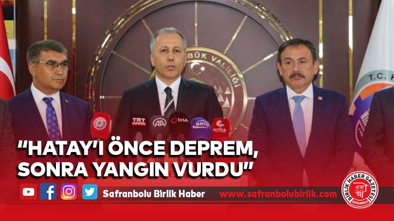 İçişleri Bakanı Yerlikaya, orman yangınlarına değindi