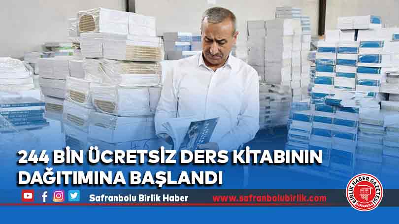 244 Bin Ücretsiz Ders Kitabının Dağıtımına Başlandı