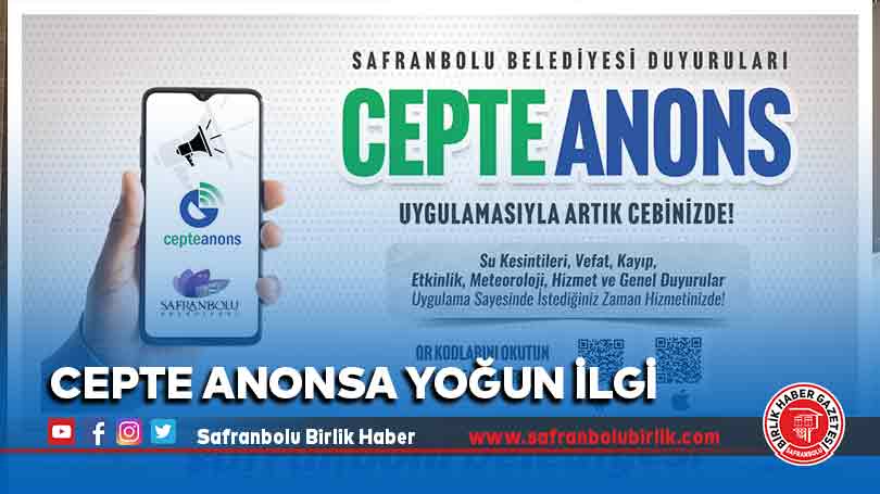 Cepte Anonsa Yoğun İlgi