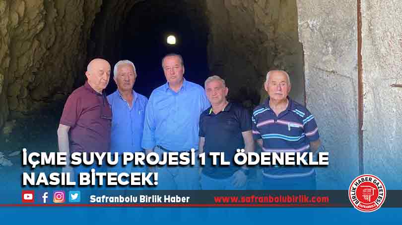 İçme suyu projesine sadece 1 TL ödenek!