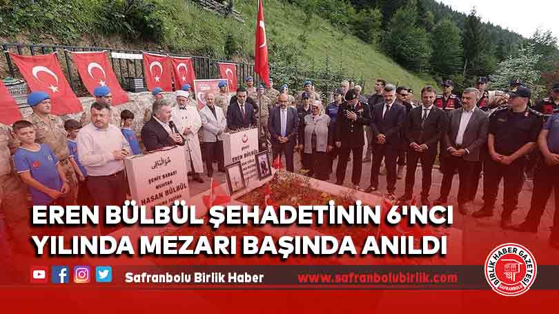 Eren Bülbül şehadetinin 6’ncı yılında mezarı başında anıldı