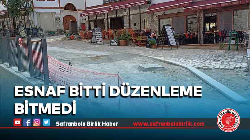 Esnaf bitti düzenleme bitmedi