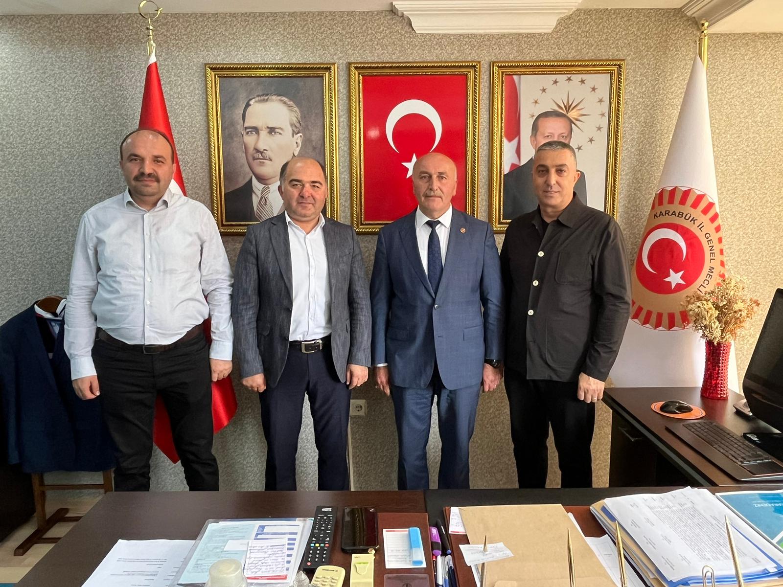 SAFRANBOLU TSO’DAN İL GENEL MECLIS BAŞKANINA TEŞEKKÜR ZIYARETI