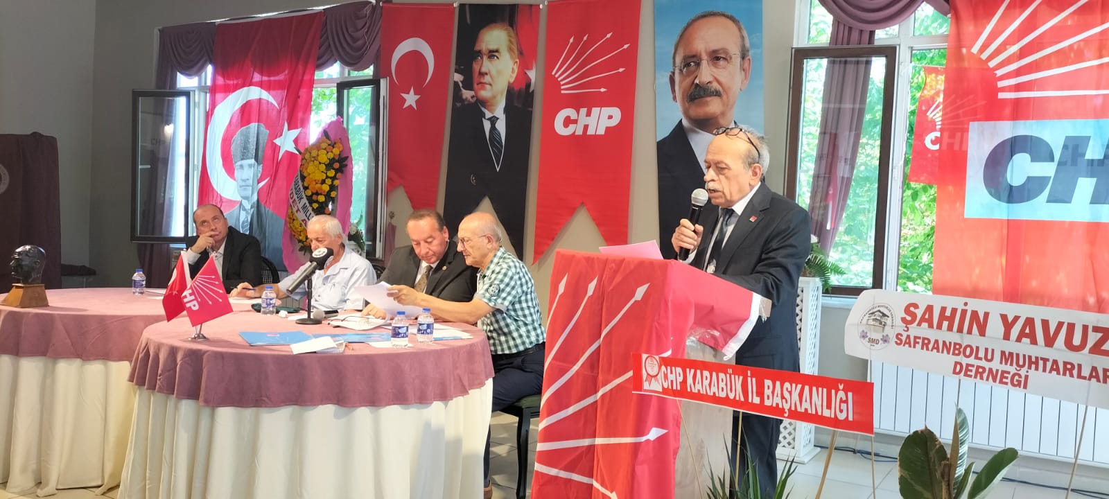 CHP Safranbolu kongresinde mevcut başkan güven tazeledi