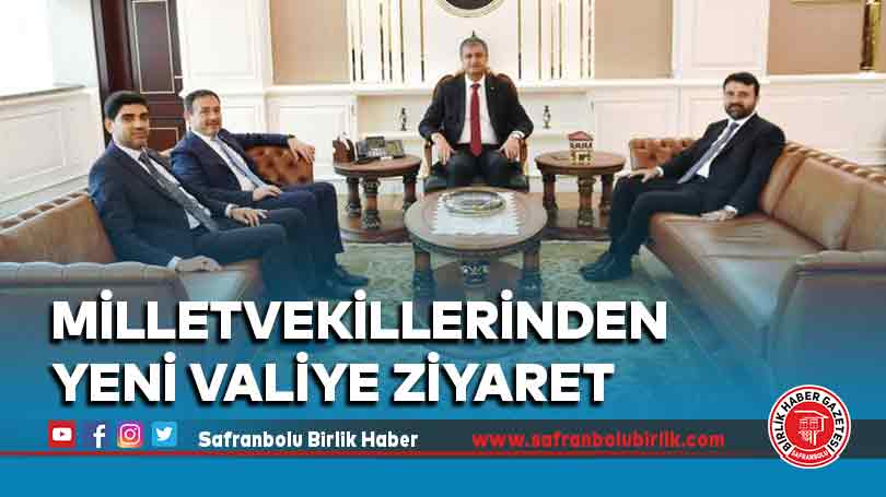 Milletvekillerinden yeni valiye ziyaret