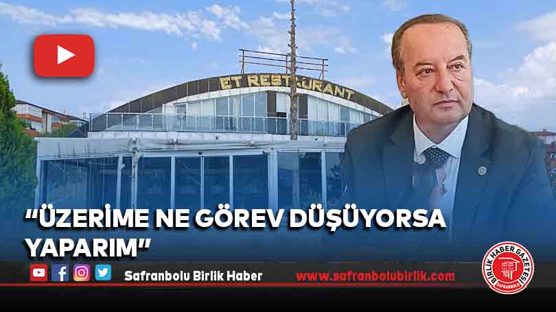 “Üzerime ne görev düşüyorsa yaparım”