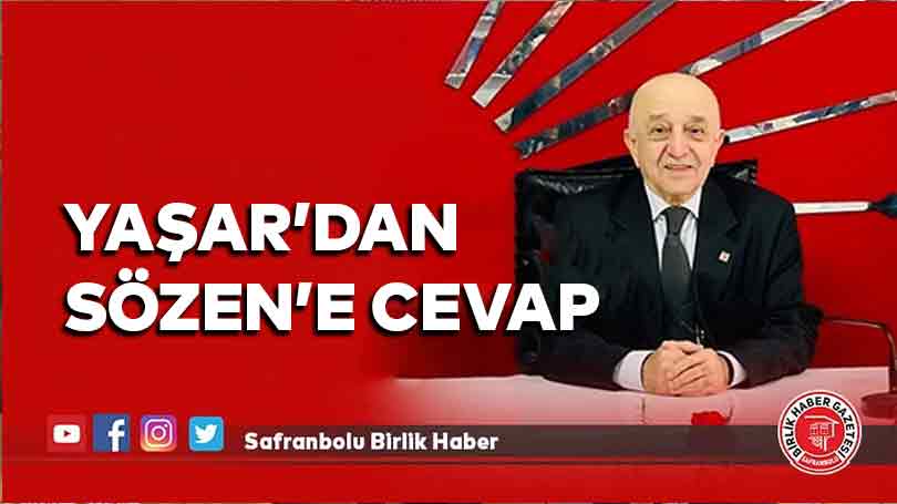 Yaşar’dan Sözen’e cevap