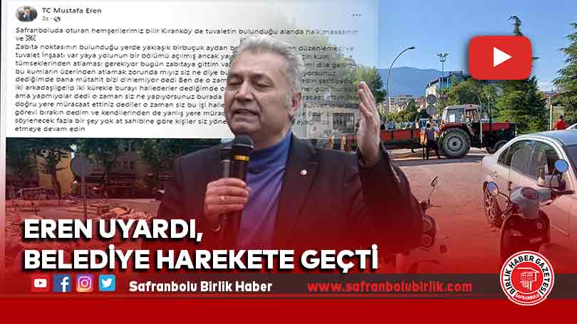 Eren Uyardı, Belediye Harekete Geçti