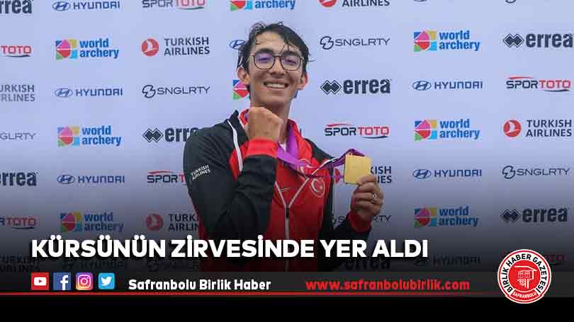 Kürsünün zirvesinde yer aldı