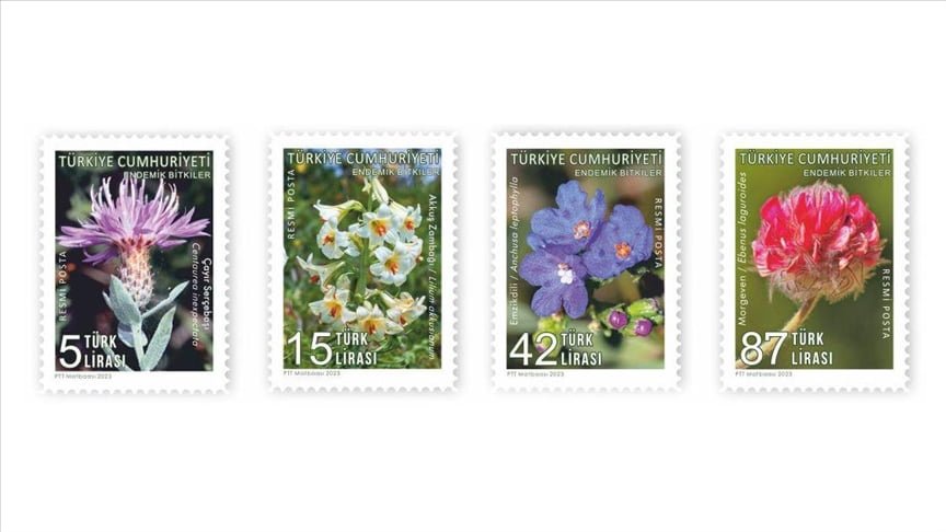 PTT’den “Endemik Bitkiler” konulu posta pulu