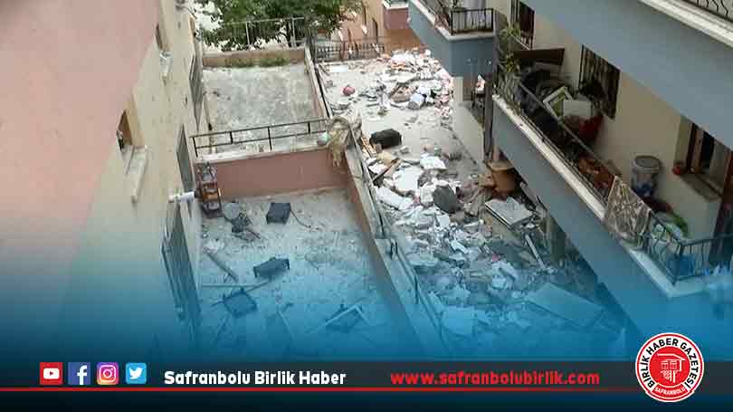 Ankara Mamak’ta binada doğal gaz patlaması sonucu 1 kişi öldü