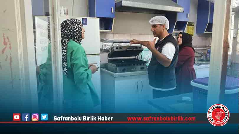 Okul kantin ve yemekhaneler denetlendi