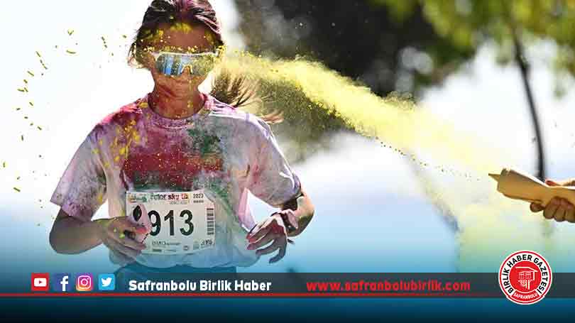 Ankara’da “renkli koşu” festivali