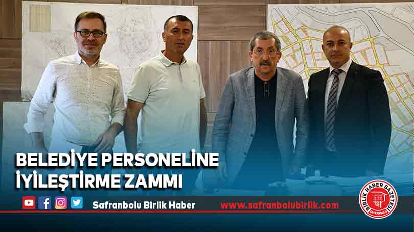 Belediye Personeline İyileştirme Zammı