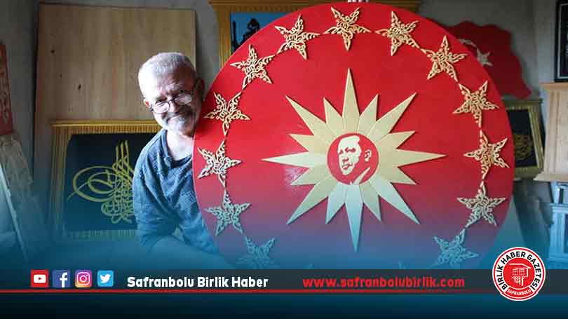 Çankırılı 64 yaşındaki naht sanatı ustası 26 yıldır ahşaba estetik katıyor