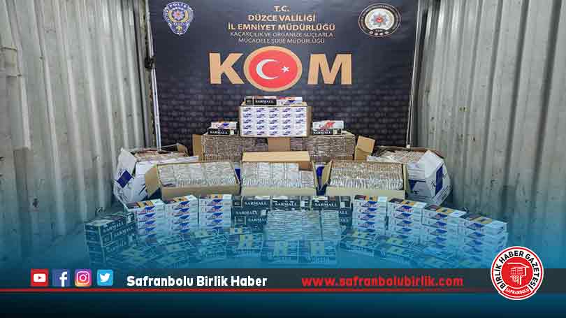 117 bin 740 doldurulmuş makaron ele geçirildi