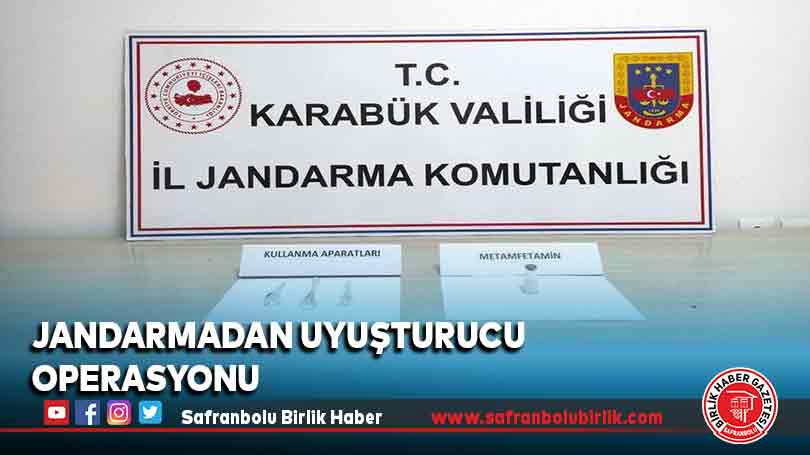 Jandarmadan uyuşturucu operasyonu