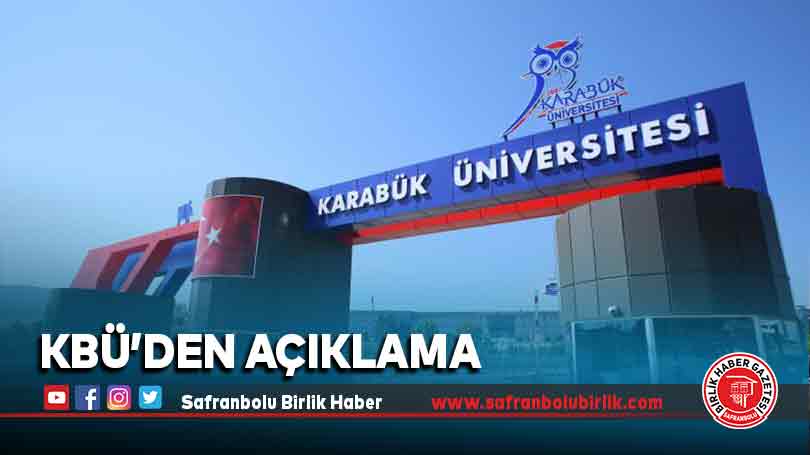 KBÜ’den Açıklama