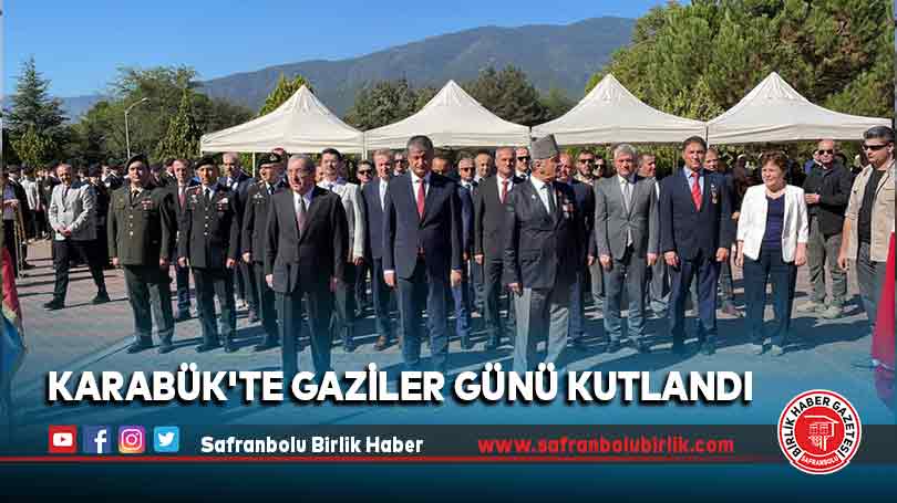 Karabük’te Gaziler Günü kutlandı