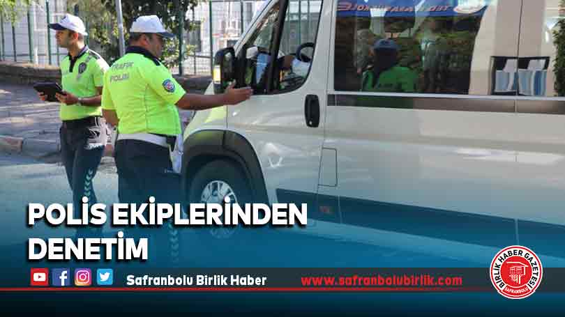 Polis ekipleri okul önlerinde denetim yaptı