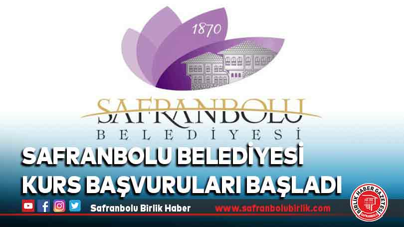 Safranbolu Belediyesi kurs başvuruları başladı