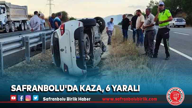 Safranbolu’da kaza, 6 yaralı
