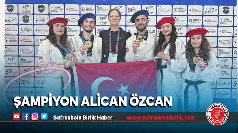Şampiyon Alican Özcan