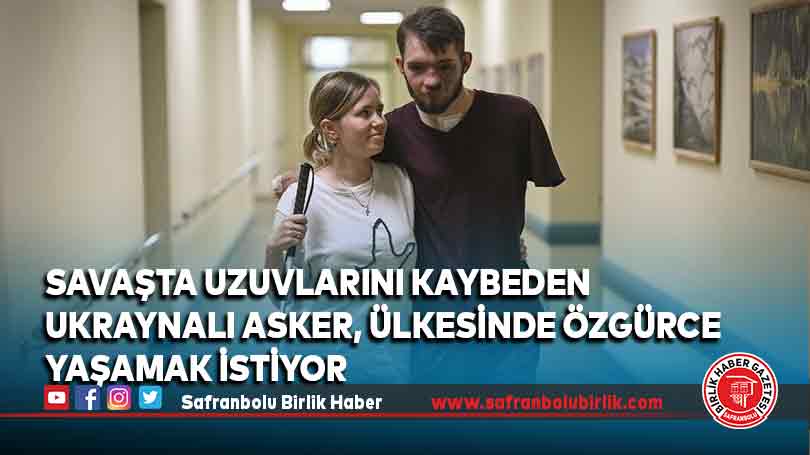 Savaşta uzuvlarını kaybeden Ukraynalı asker, ülkesinde özgürce yaşamak istiyor