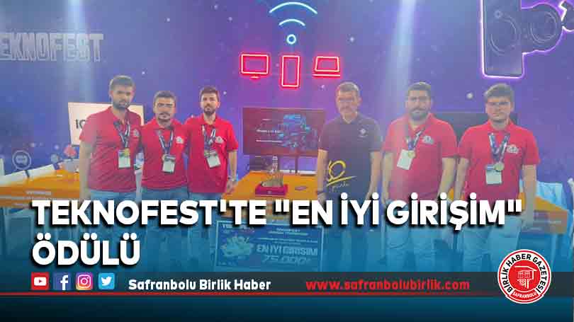 TEKNOFEST’te “en iyi girişim” ödülü