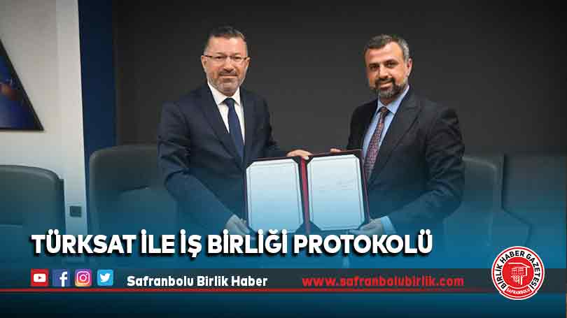 Türksat ile iş birliği protokolü