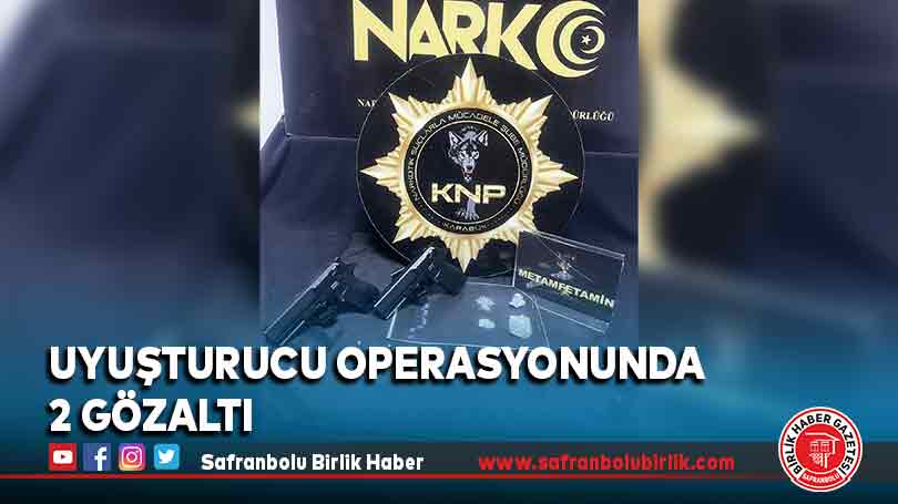 Uyuşturucu operasyonunda 2 gözaltı