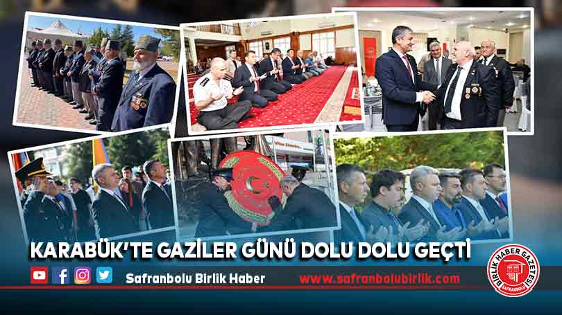 Karabük’te Gaziler Günü dolu dolu geçti