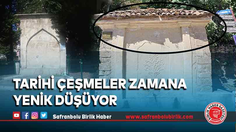 Tarihi Çeşmeler Zamana Yenik Düşüyor