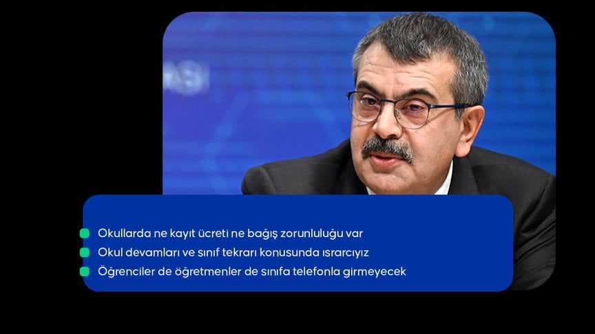 Milli Eğitim Bakanı Tekin: Ekim sonunda öğretmen alım takvimimizi branş bazlı ilan edeceğiz