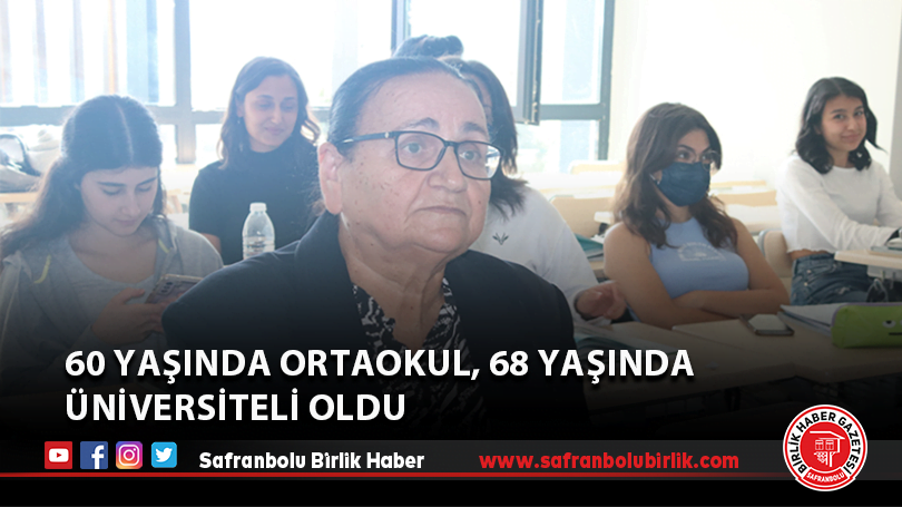 ‘Yarım kalan hayal’ 68 yaşından sonra üniversiteli yaptı