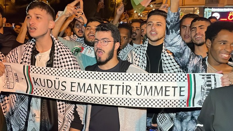 STK’lardan Filistinlilere destek gösterisi