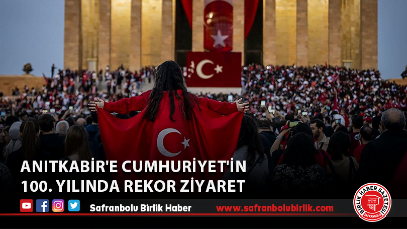 Anıtkabir’e Cumhuriyet’in 100. yılında rekor ziyaret