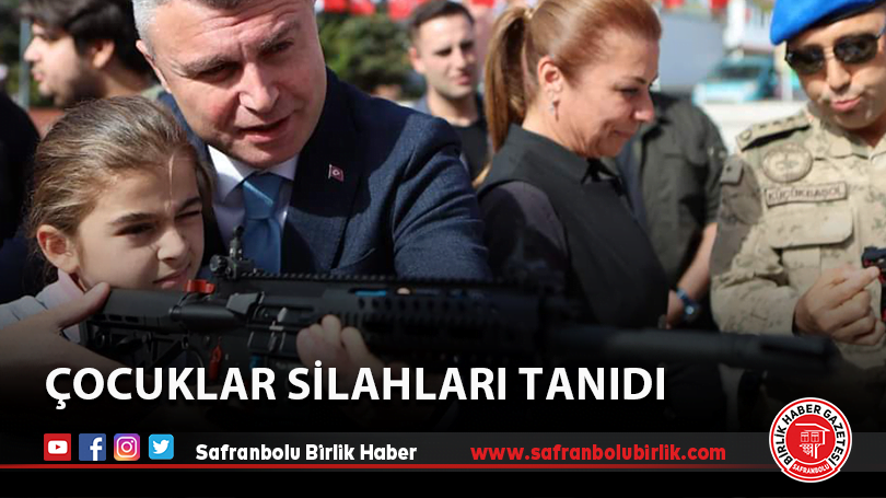 Çocuklar silahları tanıdı