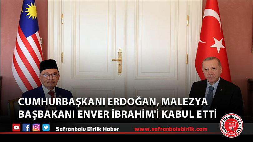 Cumhurbaşkanı Erdoğan, Malezya Başbakanı Enver İbrahim’i kabul etti