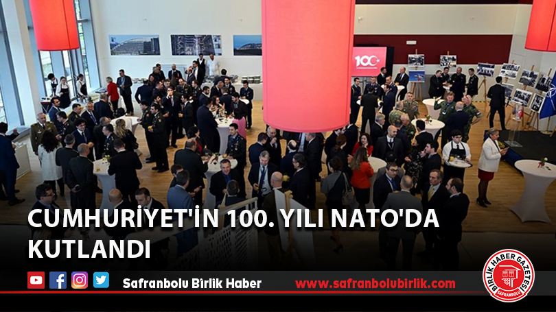 Cumhuriyet’in 100. yılı NATO’da kutlandı