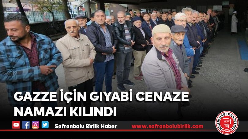 Gazze için gıyabi cenaze namazı kılındı