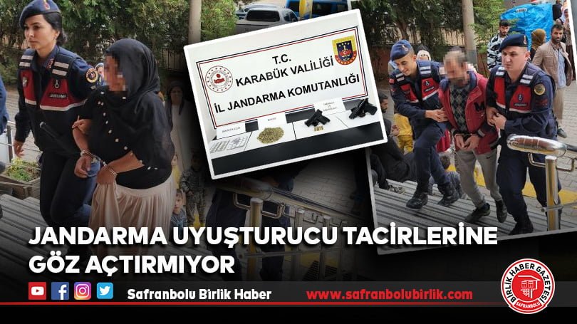 Jandarma uyuşturucu tacirlerine göz açtırmıyor