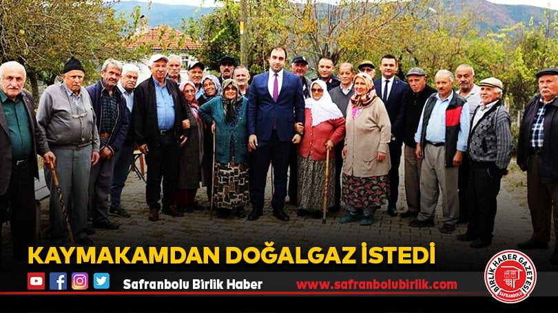 Kaymakamdan Doğalgaz İstedi