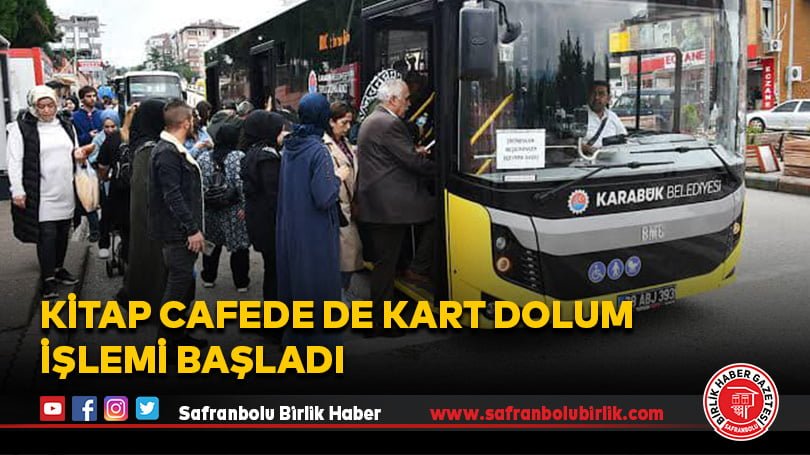 Kitap Cafede De Kart Dolum İşlemi Başladı