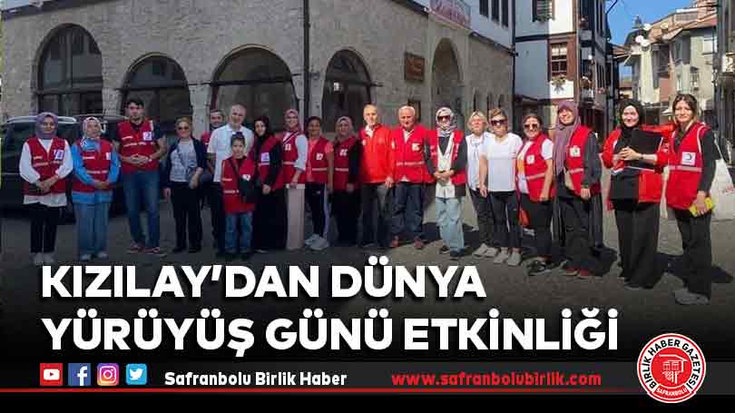 Kızılay’dan Dünya Yürüyüş Günü Etkinliği