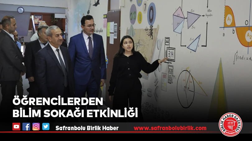 Öğrencilerden Bilim Sokağı Etkinliği