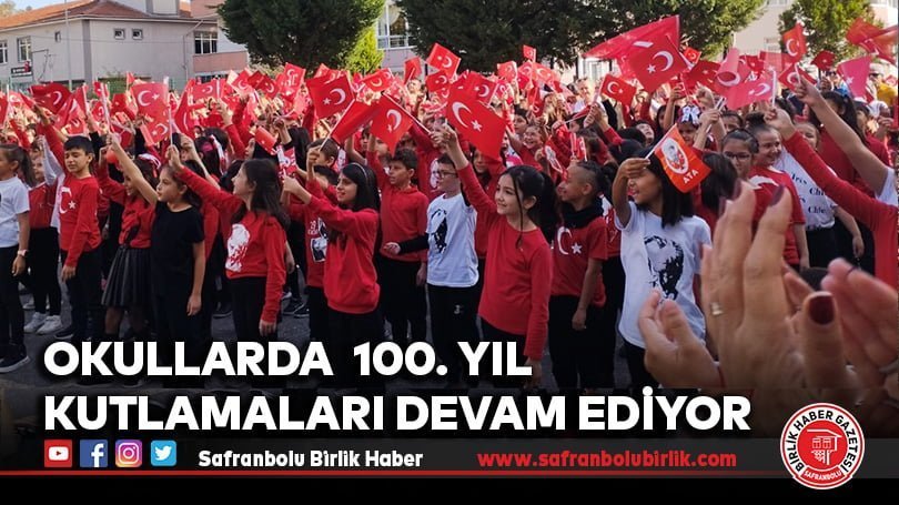 Okullarda  100. Yıl Kutlamaları Devam Ediyor