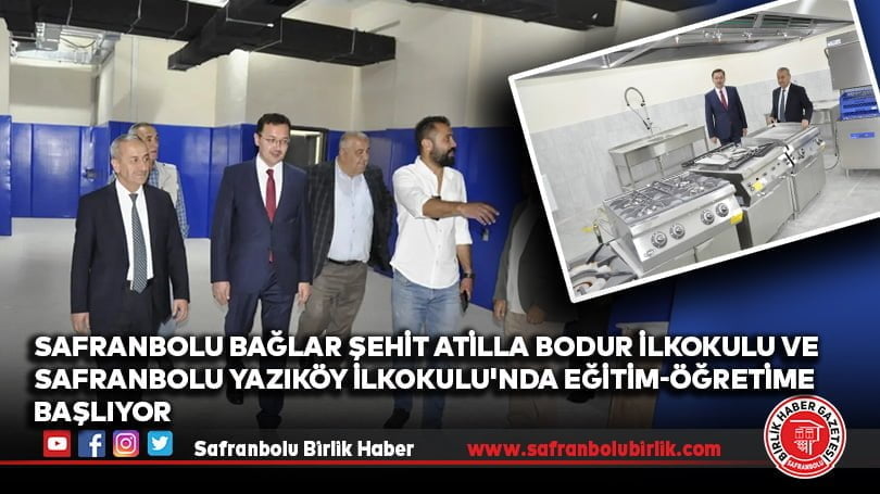 Safranbolu Bağlar Şehit Atilla Bodur İlkokulu ve Safranbolu Yazıköy İlkokulu’nda Eğitim-Öğretime Başlıyor