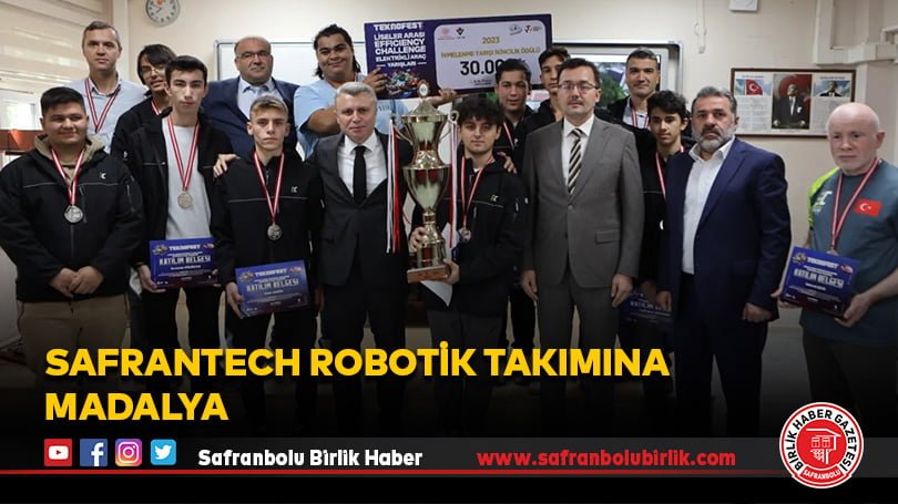 Safrantech Robotik Takımına Madalya