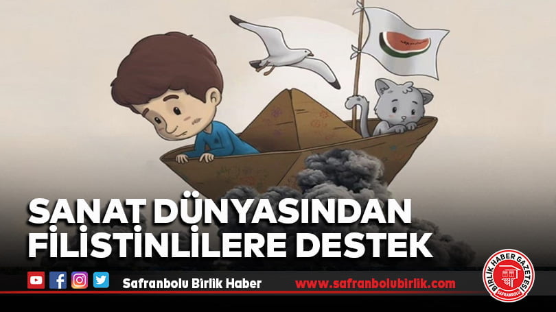 Sanat dünyasından Filistinlilere destek